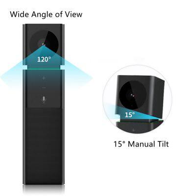 CIB Cube Black 1080P 30FPS USB2.0 LED Light Ring Touch Screen Camera Speaker Microphone All-in-One Conference Video Camera photo-5