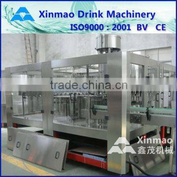 Automatic glass bottle juice filling machine