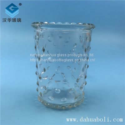 Factory direct sale 100ml glass candlestick  Candle glass wholesale