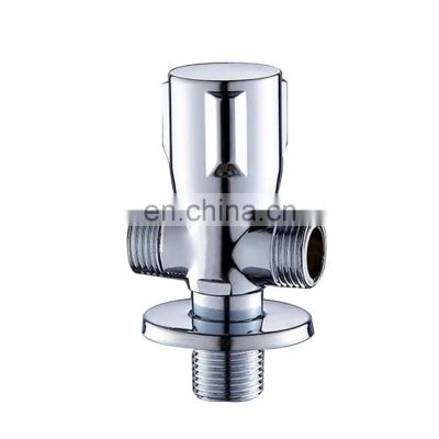 New Design 2-way 90 degree Chromed finish Stainless Steel angle valve