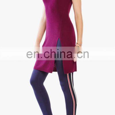 100% Cashmere High Neck Tight Cashmere Sweater Girls Crown Dress photo-4