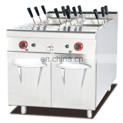 Commerical Gas Stainless Steel Restaurant Noodle Cooker With Cabinet