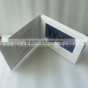 Customized Hardcover 7" Video Brochure