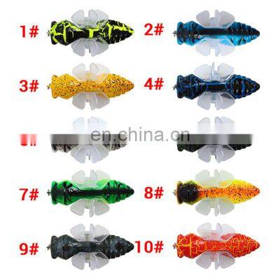 New Design 75mm 15.4g Floating Rotating Wings Propeller Fishing Lure Whopper Plopper Freshwater Saltwater Lures photo-5