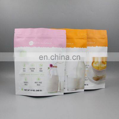 Customized stand up pouches powder packaging moringa tea Plastic Bags