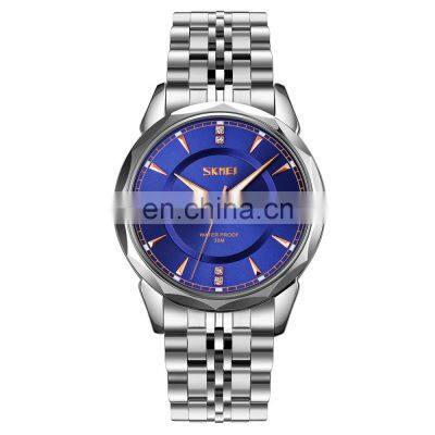 Skmei 9268 Top Brand Luxury Wristwatch Waterproof Men Watch Stainless Steel Male Clock Date Week