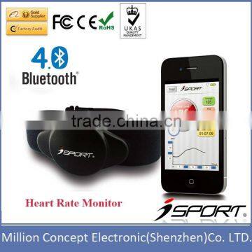 Bluetooth 4.0 wireless transmission body fit heart rate monitor watch