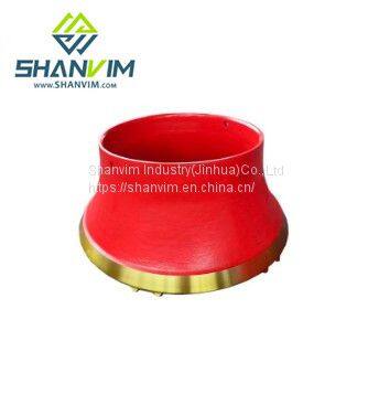 High Manganese Mantle Concave Cone Crusher Parts Wear Liner