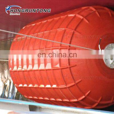 High Quality Small Boats Berthing ISO Approved 50kpa Rib Type Pneumatic Rubber Fender photo-2