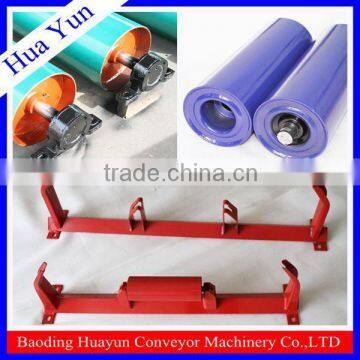 Heavy duty mining equipment conveyor belt spare parts with conveyor idler roller pulley bracket