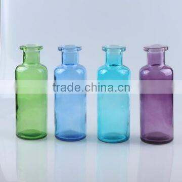 High Quality Spray Vintage Round Decorative Colorful Glass Vases