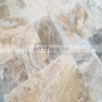 Premium Hot Sale New Model Luxury Decoration Scabas Travertine Pattern Set Paver Made in Turkey CEM-FPT-08