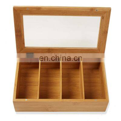 Customized Wholesale Kitchen Organizer Bamboo Storage Box Amenities Pantry Organizer Home Storage & Organization photo-2