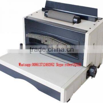 NanBo EC8702 Factory Cheapest Price Manual Punch Electric Bind Plastic Single Spiral Binding Machine photo-5