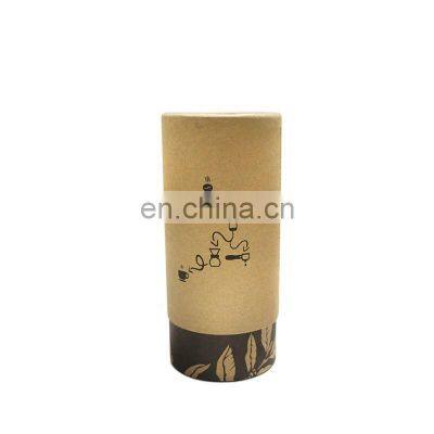 Hot Sale Wholesale Luxury Custom Printed Brown Kraft Paper Cardboard Cylinder Paper Tube Tea Box Coffee Bean Packaging Boxes photo-1
