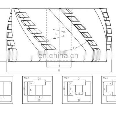LIVTER Edgebanding Pcd Jointing Cutter-45 Degrees Shear Angle Cutter Head photo-2