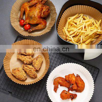 Good Selling Air Fryer Liners Non Stick Silicone Food Grade Colored Custom Printed Baking Parchment Paper