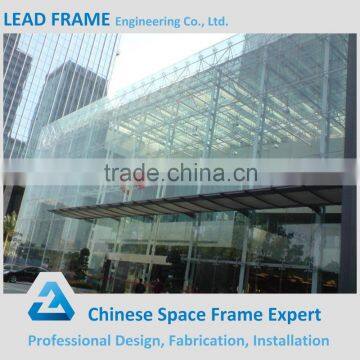 Anti earthquake glass curtain wall with steel structure