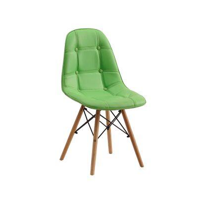 PU Single Chair Coffee Shop Square Pattern DC-U05