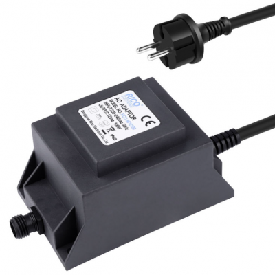 12VAC 600W IP68 Waterproof Transformer AC AC Adapter Waterproof Power Supply