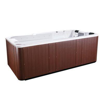 Compact Size Small Garden Endless Swimming Pool Prices 4m Swim Spa