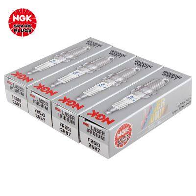 Wholesale Original Genuine NGK Spark Plug Single Iridium Gold FR6EI 2687 Car Engine Spark Plug for Audi photo-3