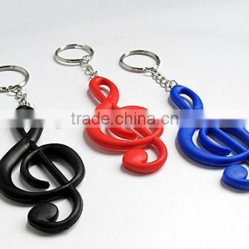 cheap cute key rings, fancy flexible 3D rubber keychain