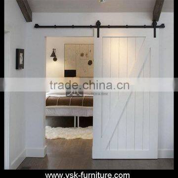 DO-014 Home Furniture New Elegant Solid White Color Sliding Door