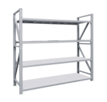 Steel shelves