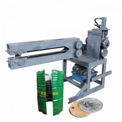 Hot Sale Easy to Operate Oil Drum Iron Barrel Cutting Equipment Chemical Barrel Recycling Machinery photo-2