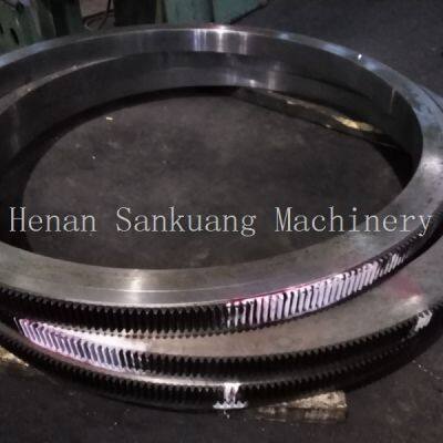 Точное закаленное стальное поворотное подшипник с 360° вращением для тяжелой техники