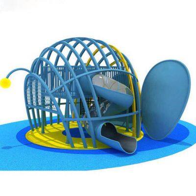 Outdoor Stainless Steel Slide, Large Flat Slide for Children's Parks and Scenic Spots, Customized Non-standard Amusement Equipment
