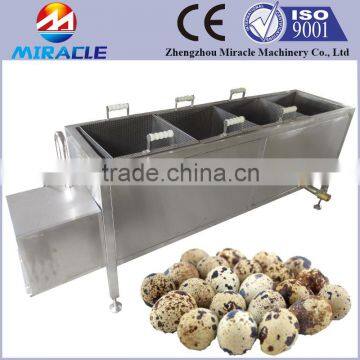 Quail egg boiling machine/ss304 hard boiled egg process machine on sale