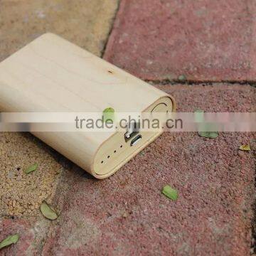 6600mah wooden Power bank