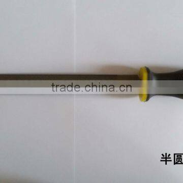 Steel file with half round
