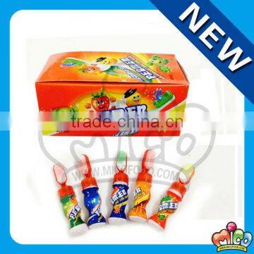 toothbrush hard candy with jam