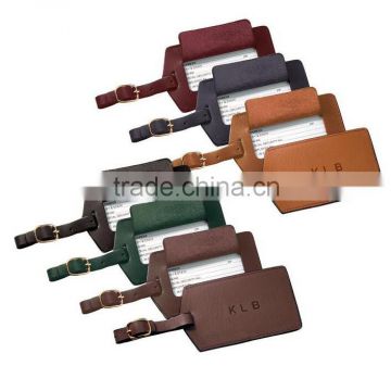 Wholesale leather luggage tags AS PROMOTION GIFT IDEA