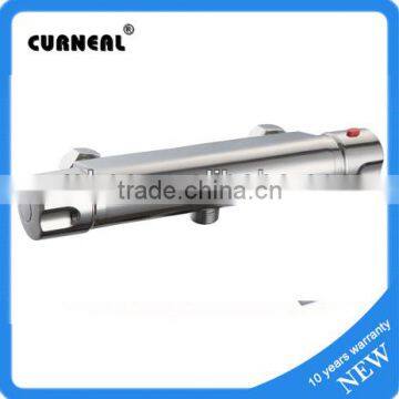 Thermostatic shower mixer faucet, brass thermostatic shower mixer