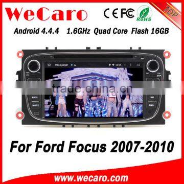 Wecaro WC-FU7608 Android 4.4.4 car dvd player 2 din ford focus car radio with gps bluetooth 2007 - 2010 bluetooth                        
                                                Quality Choice