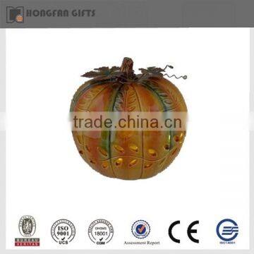 LED harvest festival ceramic decorative pumpkin light