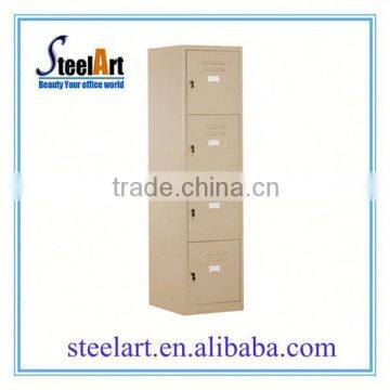 KD 4 door clothing steel locker/wardrobe/steel cabinet clothes locker