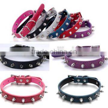 Wholesale pet supplies crocodile grain single bullet nails dog collar