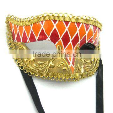 Princess Venice Men and Women Half Face Lace Hollow Led Mask Carnival Half Face Mask