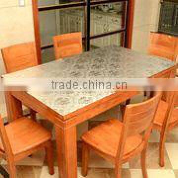 plastic table cover of laminated sheets