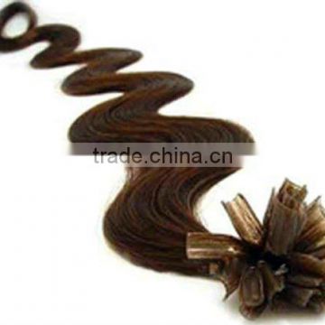 Body Wave U Tip Prebonded Hair Extension/Wavy Human Hair Extensions