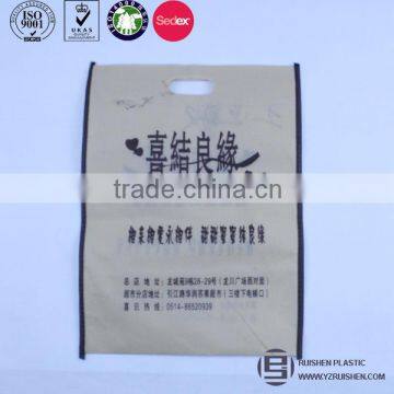 Die cut non-woven shopping bag with printing