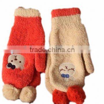 plush gloves