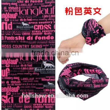 Microfiber Polyester Magic Tube Seamless Multifunctional Colorful Printing Custom Bandana