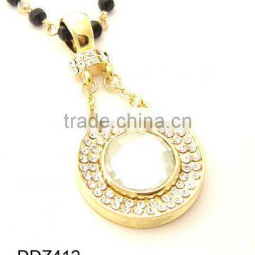 Cheap bead necklace,Fashion diamond necklace,Metal necklace