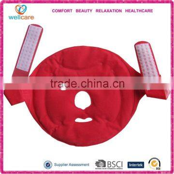 Beauty red velour gel face mask / therapy gel face mask